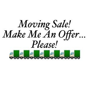 We’re moving and I need to clean this closet out!!!  Make an offer!